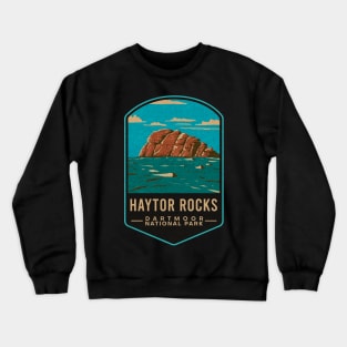 Haytor Rocks Dartmoor National Park Crewneck Sweatshirt